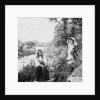 Two Young Girls on the Banks of the Sulby River, Isle of Man by George Bellett Cowen